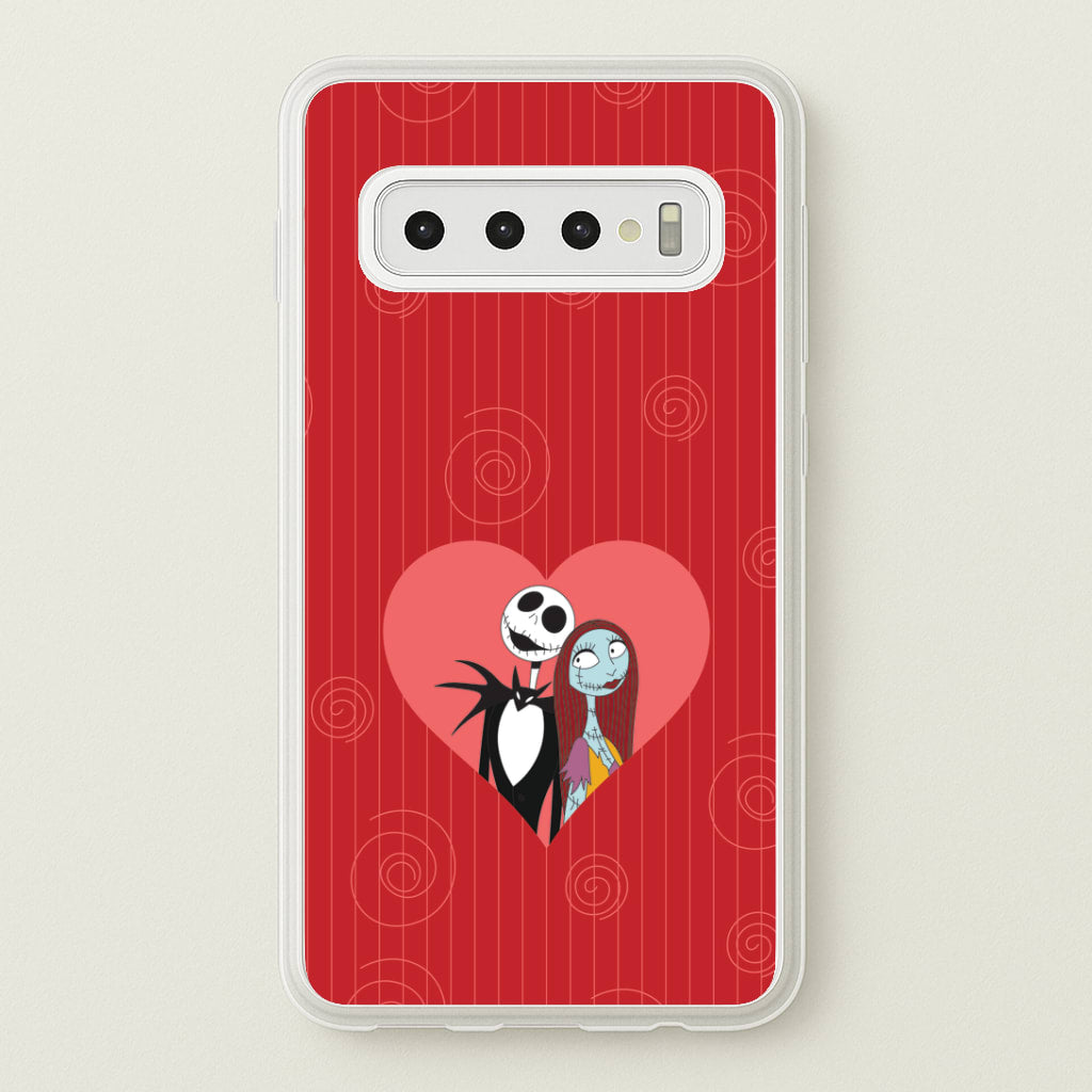 J And S Heart Galaxy S10 Case