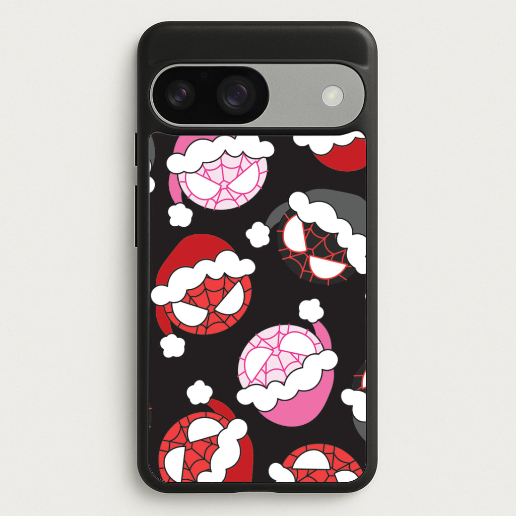 Spider Heroes Christmas Pattern Google Pixel 9 / 9 Pro Case