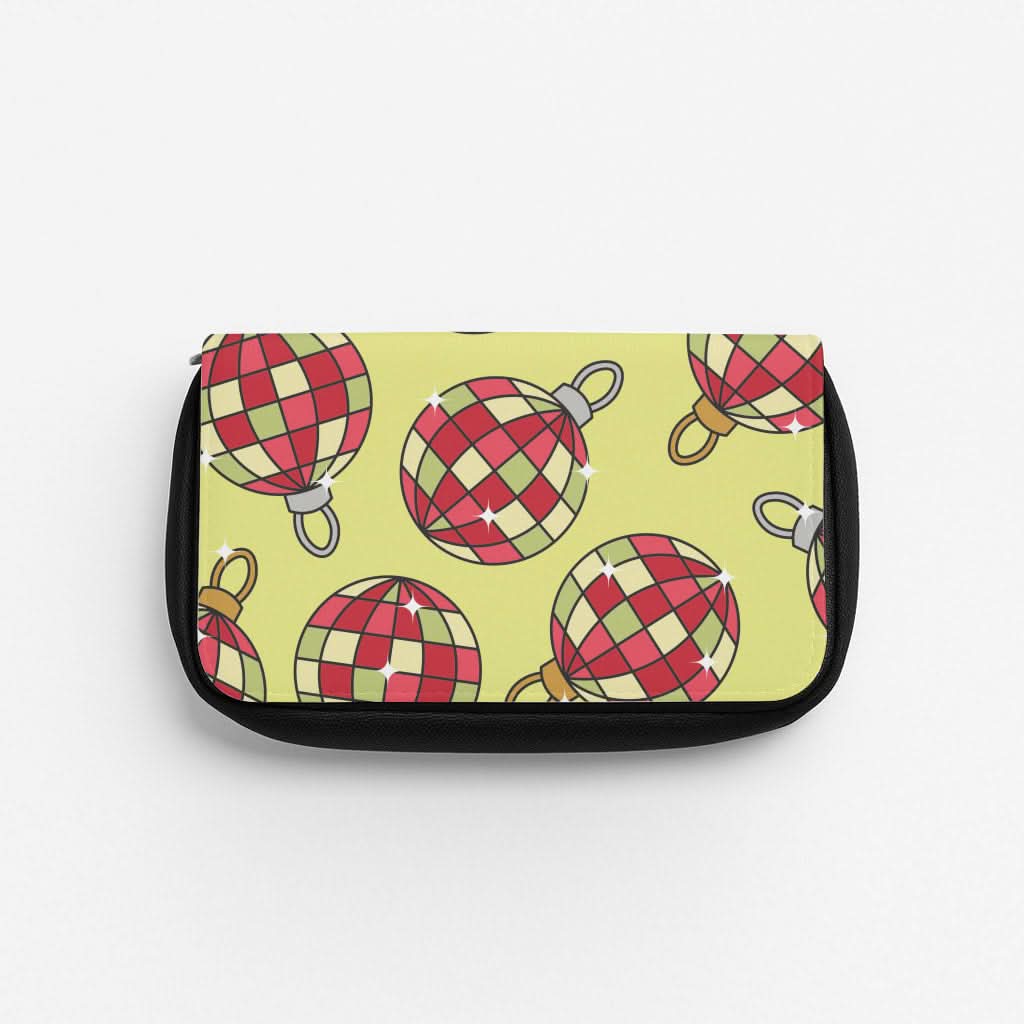 Disco Baubles Pattern Pencil Case