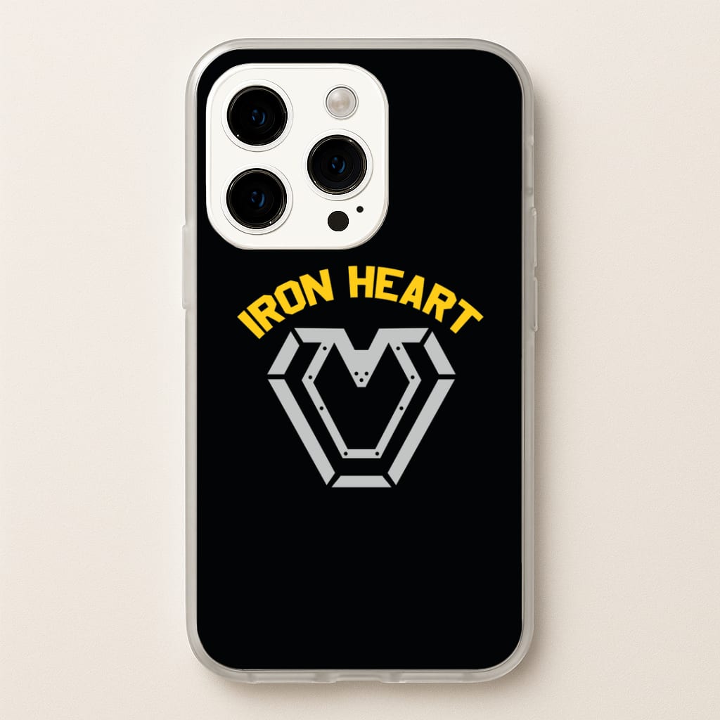 Metal Hero Heart iPhone 14 Pro Max Case