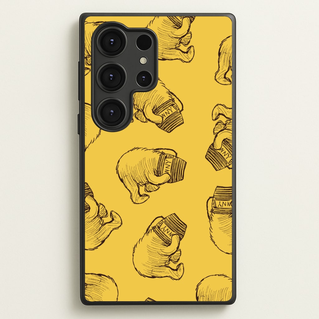 Winnie Honey Pot Pattern Galaxy S25 Ultra Case