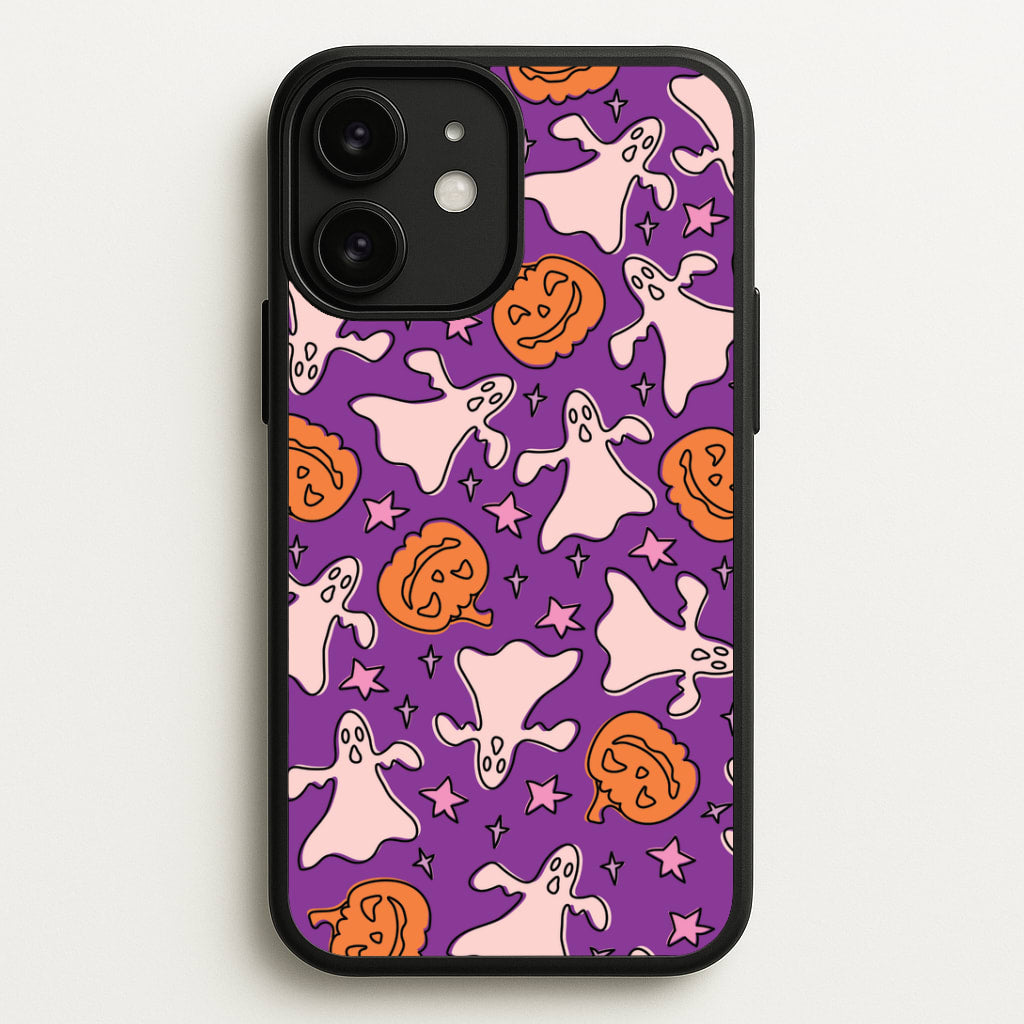 Abstract Halloween Pattern iPhone 11 Case