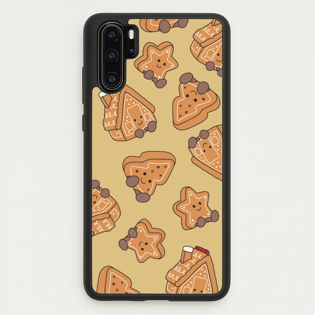 Gingerbread Plushies Pattern Huawei P30 Pro Case