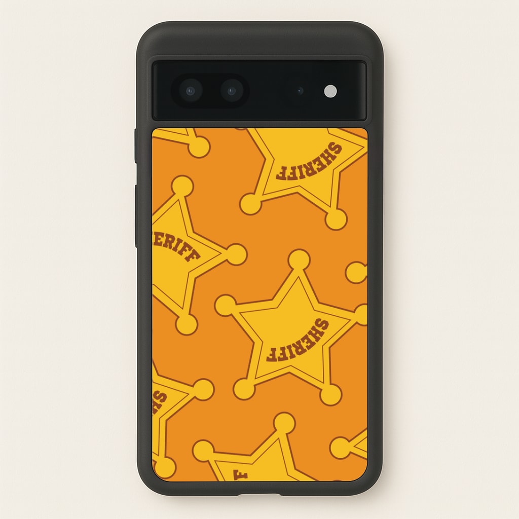 Sheriff Badge Pattern Google Pixel 7 Case