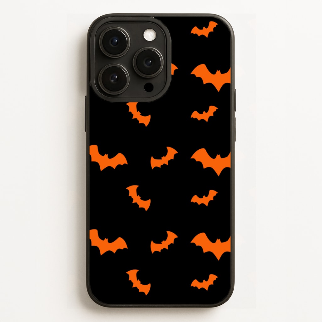 Orange Bat Phone Case for iPhone, Samsung Galaxy and Google Pixel