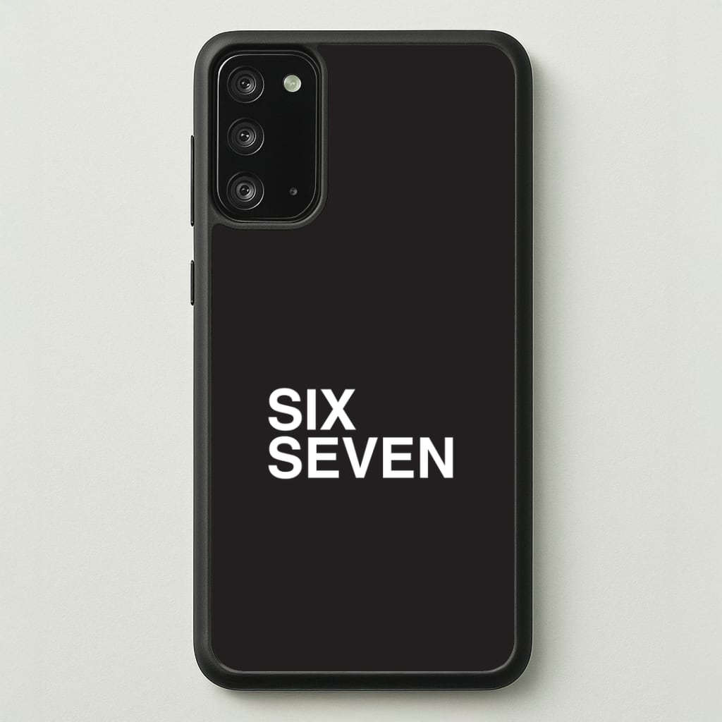 6 7 Black Galaxy Note 20 Case