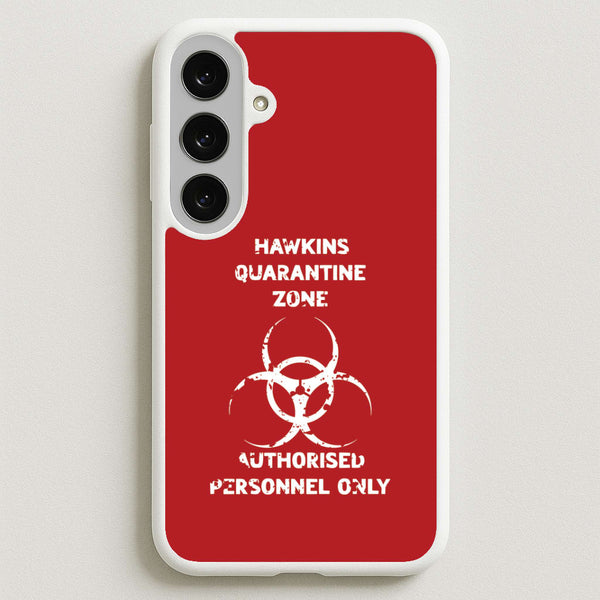 Hawkins Quarantine Zone Galaxy S25FE Case
