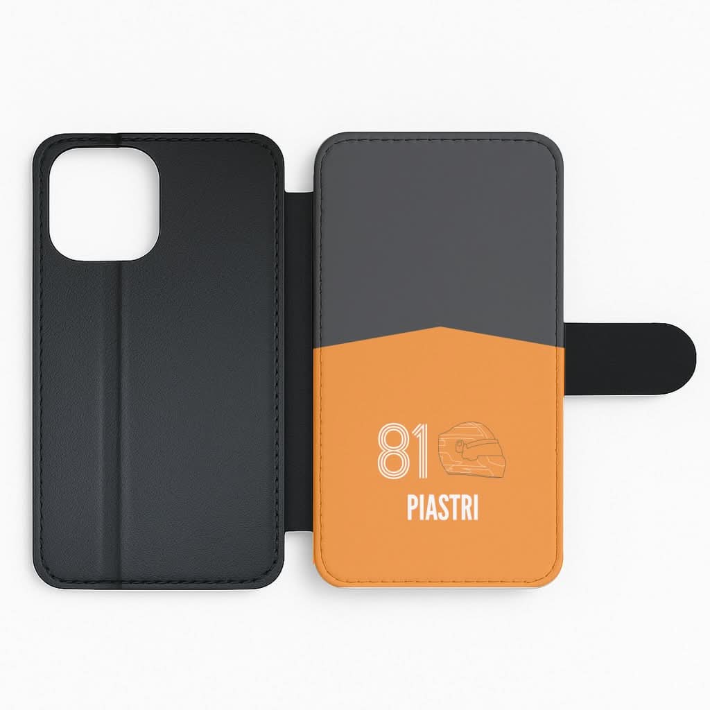 Piastri Helmet 2026 Flip Phone Case