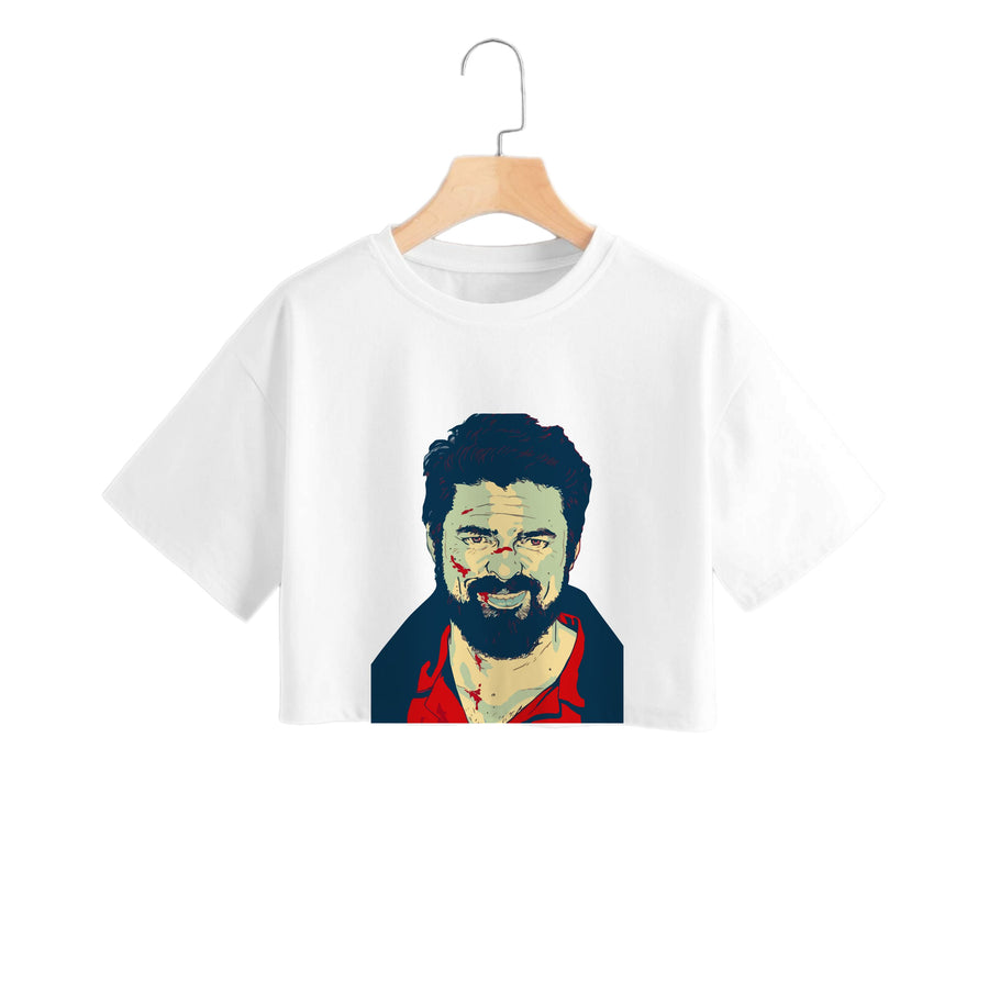 Billy Butcher Face - The Boys Crop Top