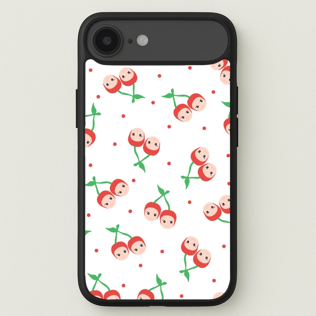Cherry Angels Pattern iPhone 17 Air Case