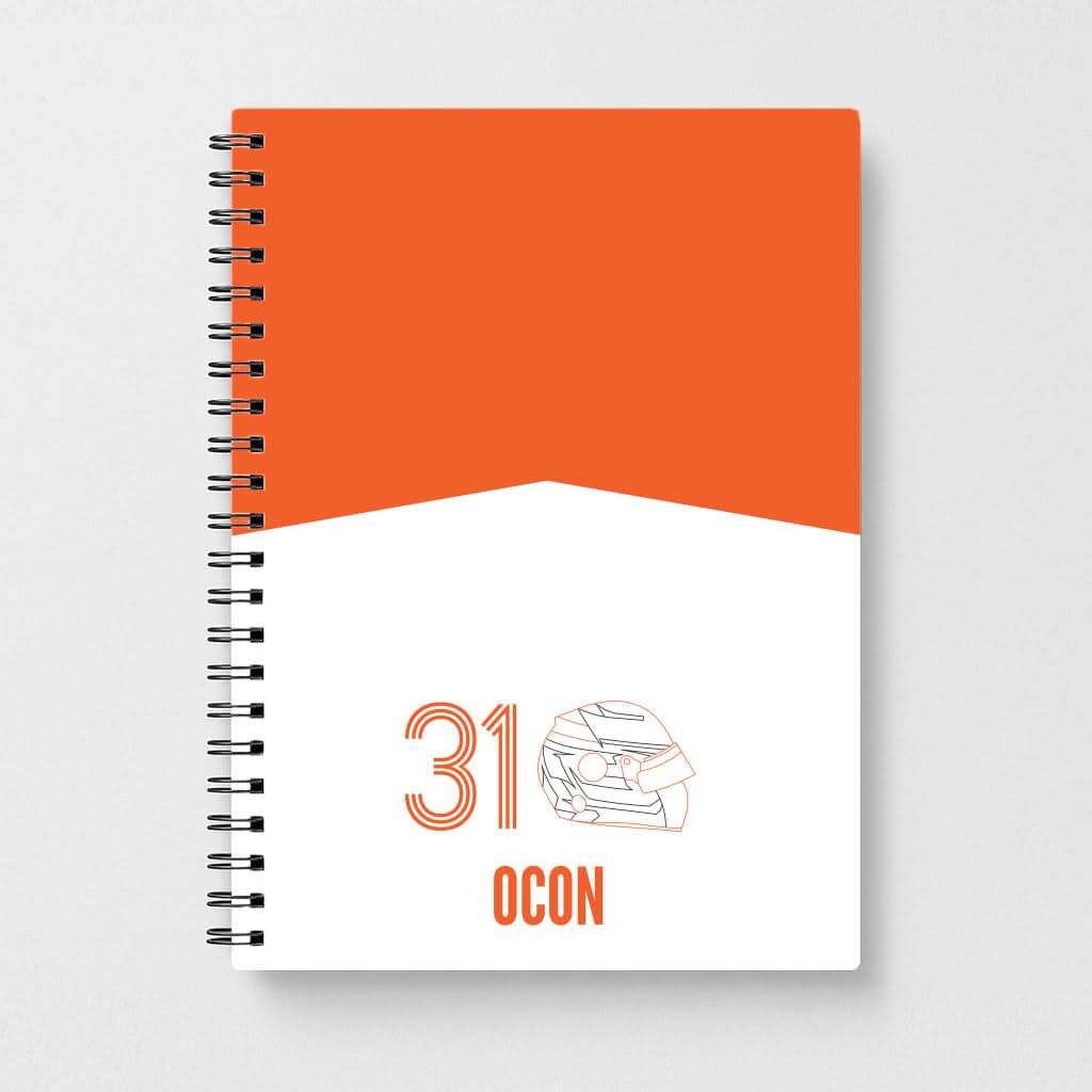 Ocon Helmet 2026 Notebook