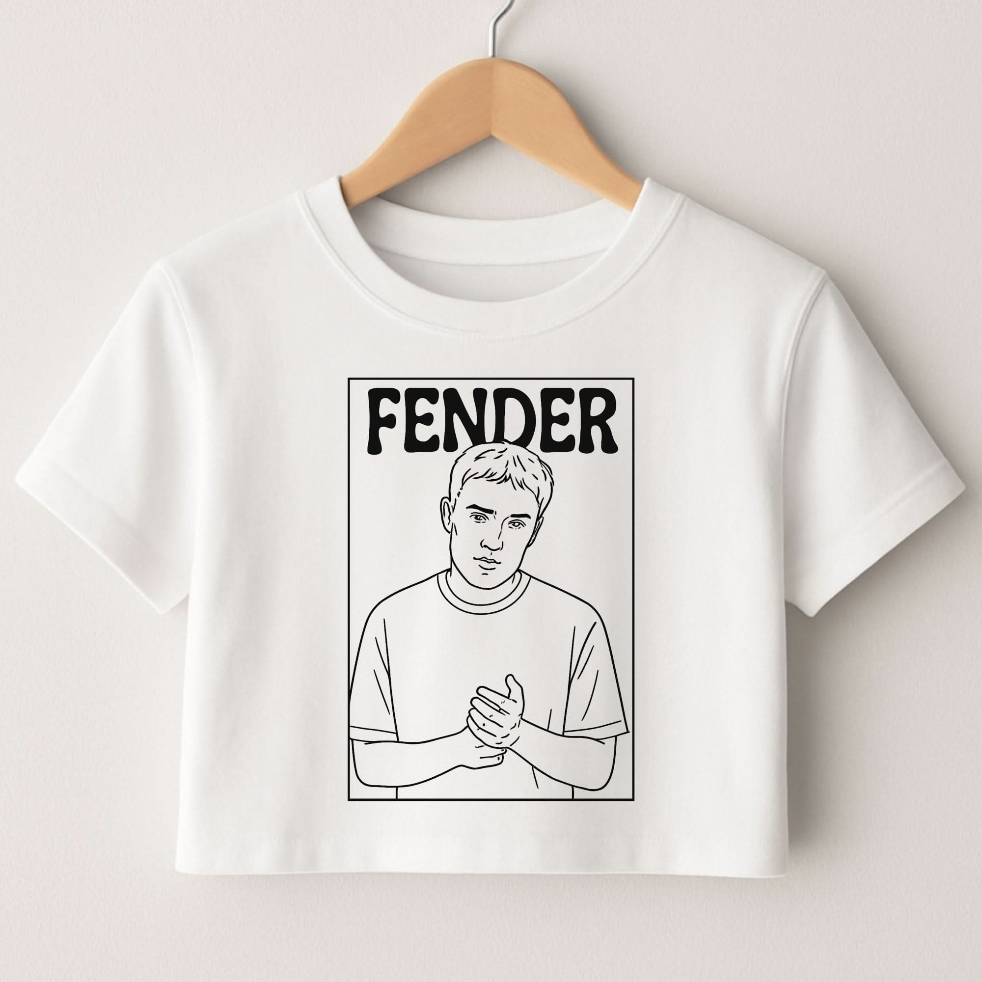 Fender Outline Crop Top