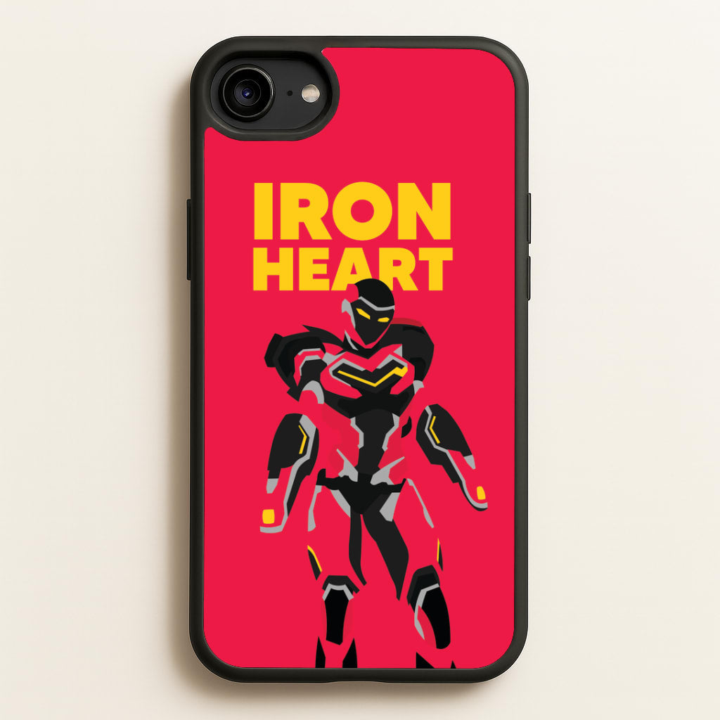 Metal Heart Hero Standing iPhone 6 / 7 / 8 / SE Case