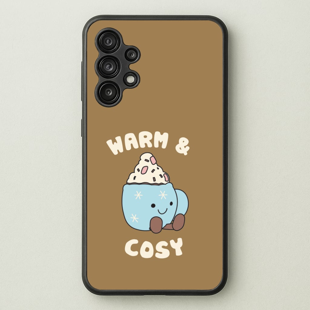Hot Cocoa Plush Quote Galaxy A13 Case