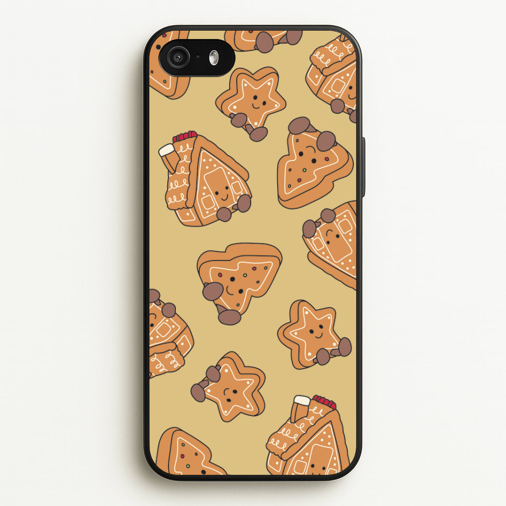 Gingerbread Plushies Pattern iPhone 5 / 5s / SE 2016 Case