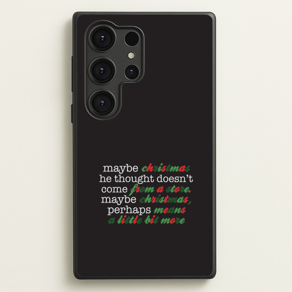 Green Creature Quote Galaxy S25 Ultra Case