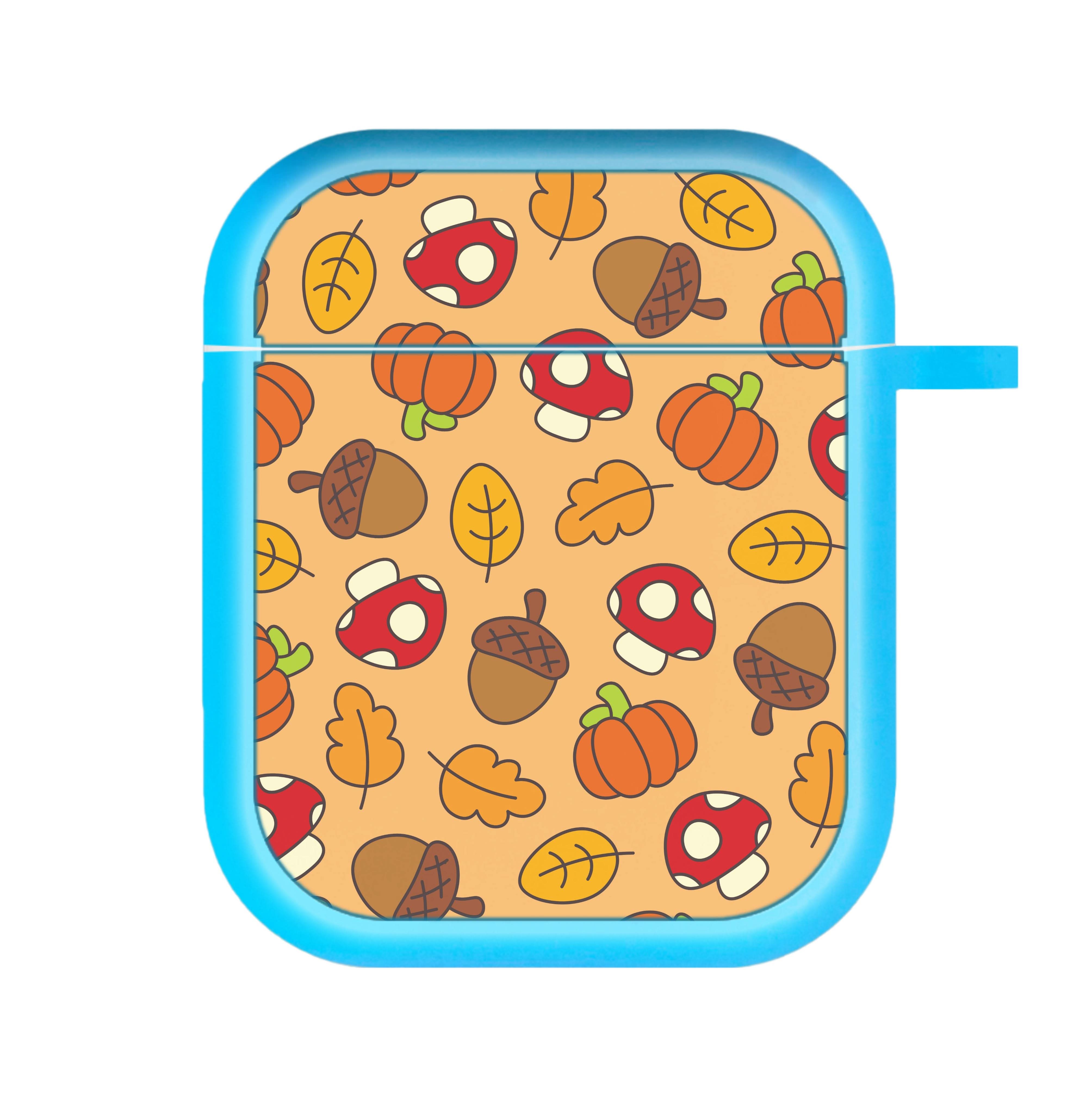 Cartoon Autumn Icons Pattern AirPods Case
