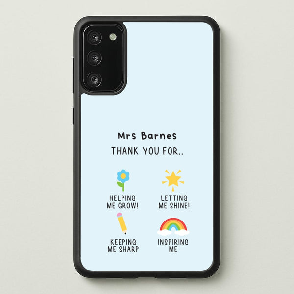 Thank You For Helping Me Galaxy S20FE Case