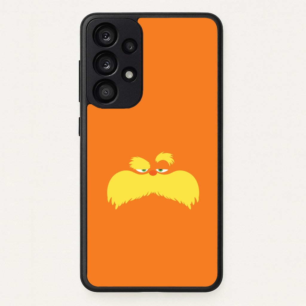 Orange Tree Creature Face Galaxy A53 Case
