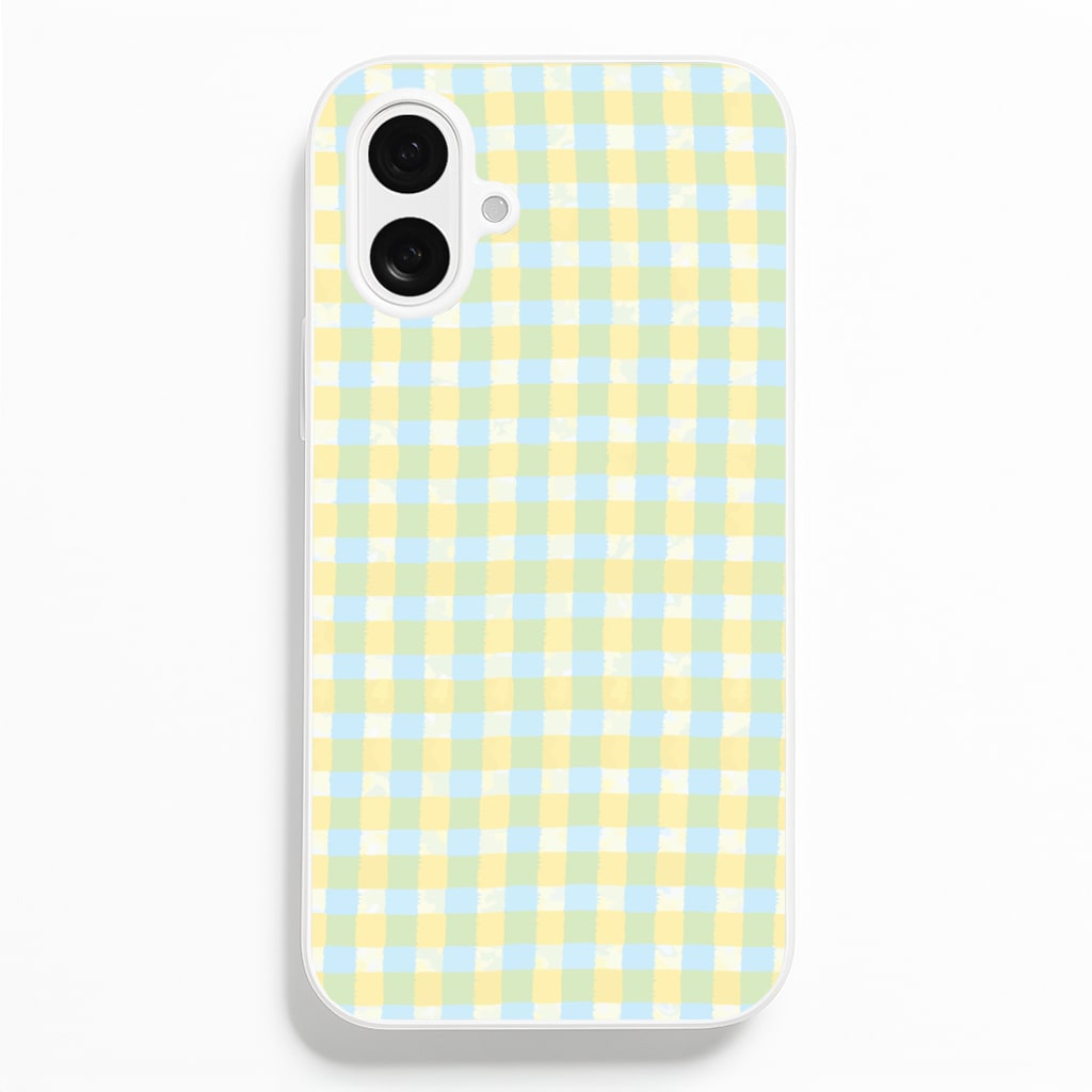 Lemonade Gingham iPhone 16 Case
