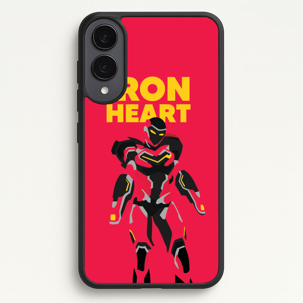 Metal Heart Hero Standing Galaxy S25 Edge Case