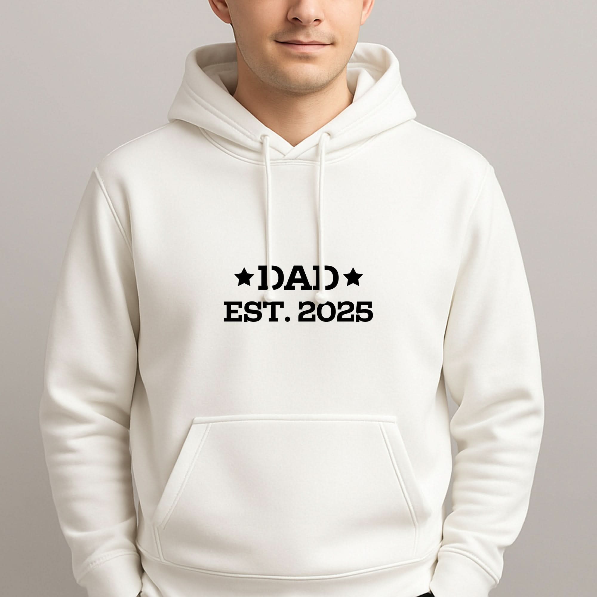 Dad Est 2025 Mens Hoodie