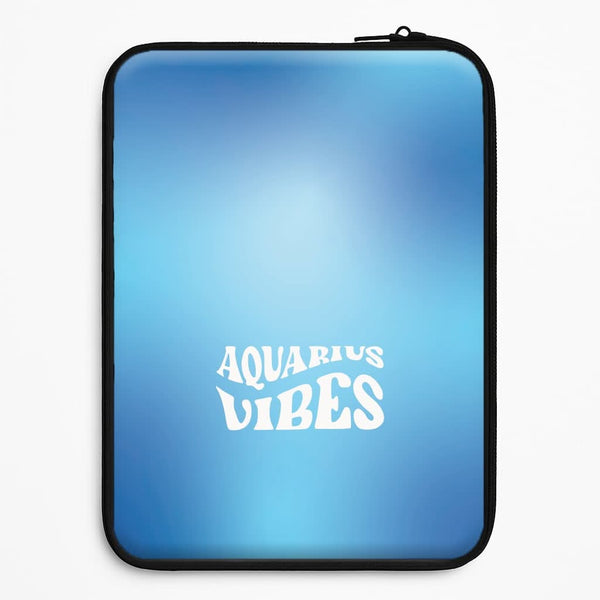 Aquarius Vibes Gradient Zodiac Universal Laptop Sleeve