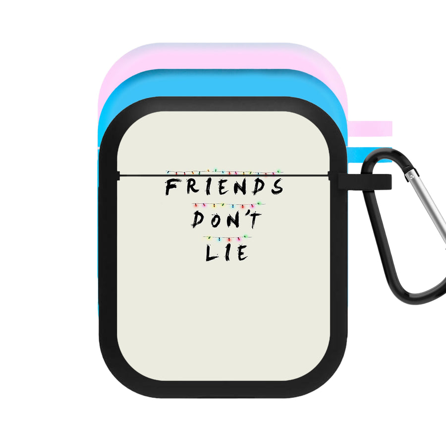 Friends Don't Lie Lights - Stranger Things AirPods Case