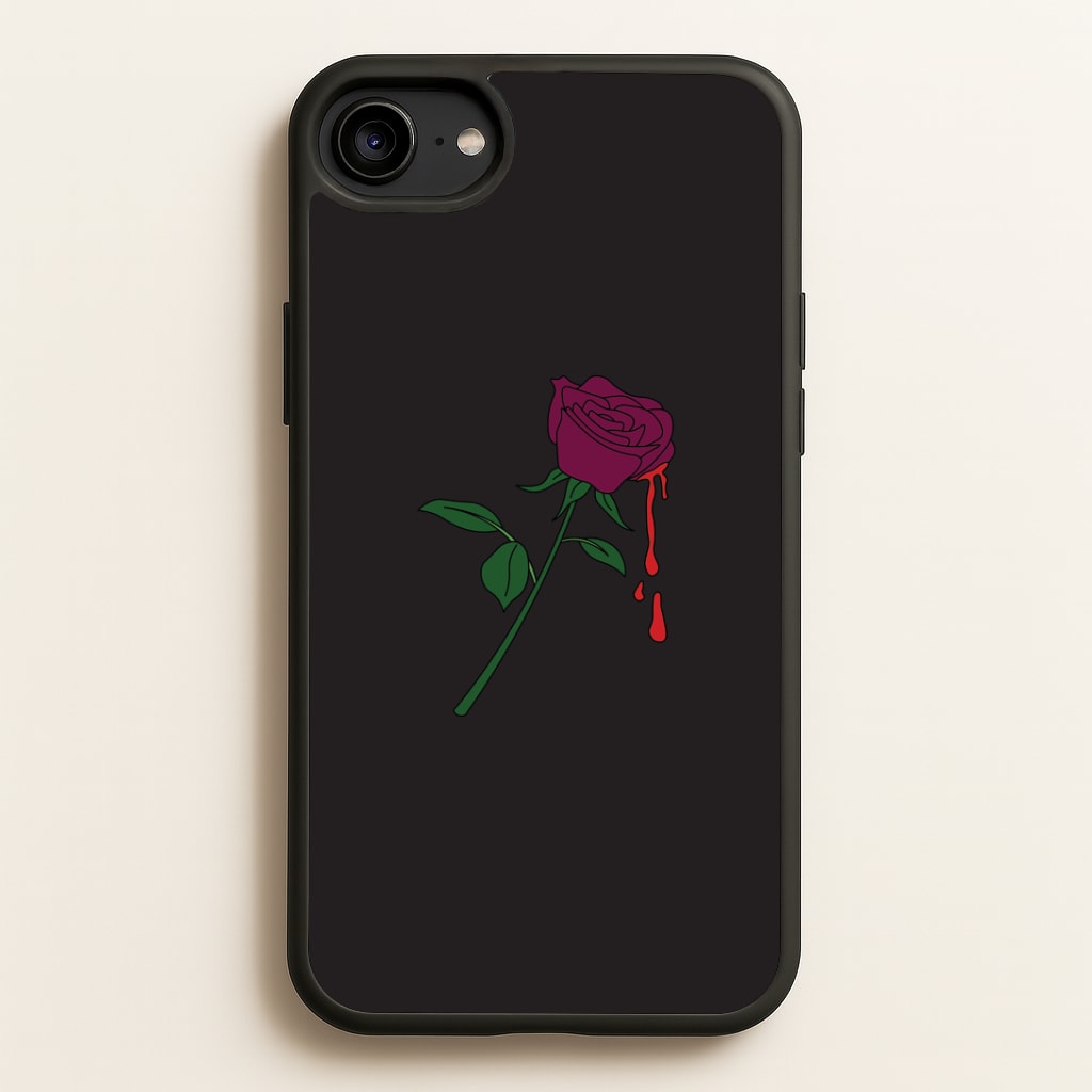 Dark Pink Rose iPhone 6 / 7 / 8 / SE Case