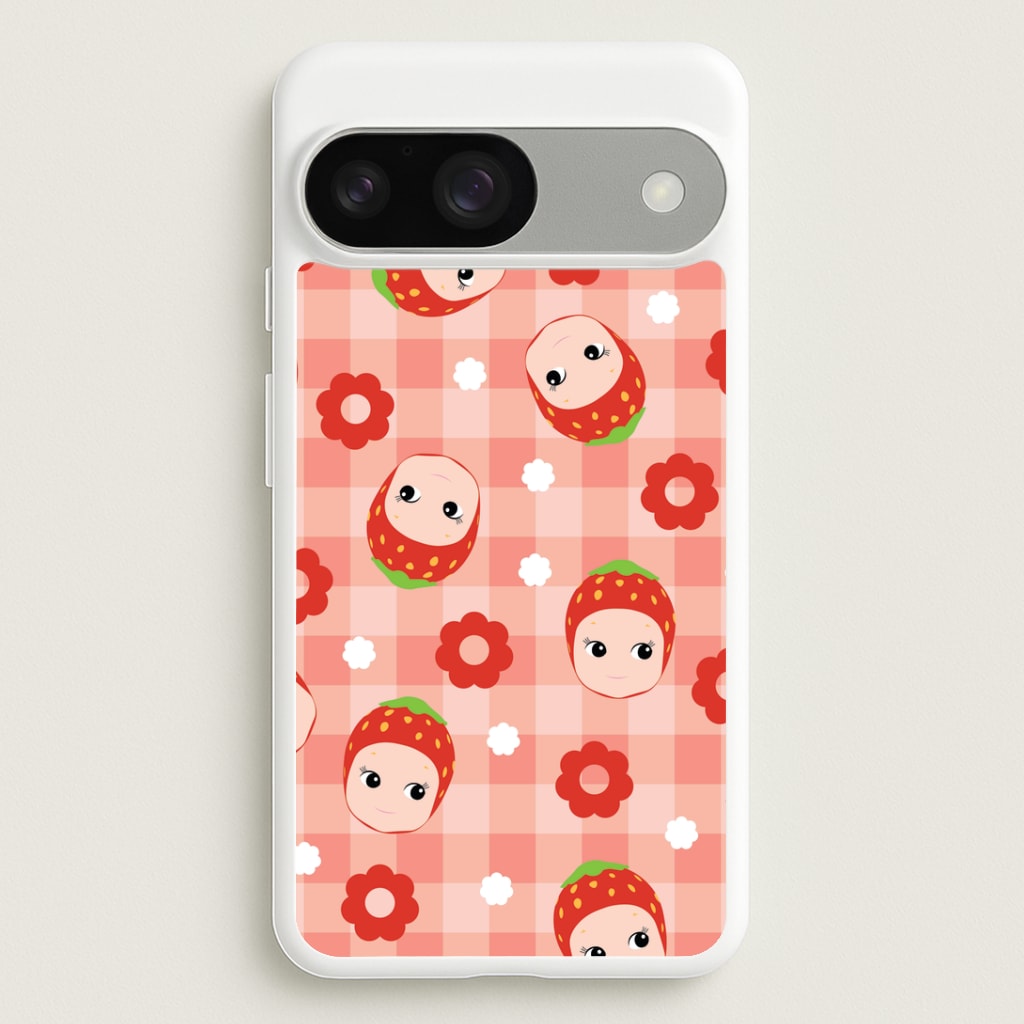 Strawberry Angel Pattern Google Pixel 9 / 9 Pro Case