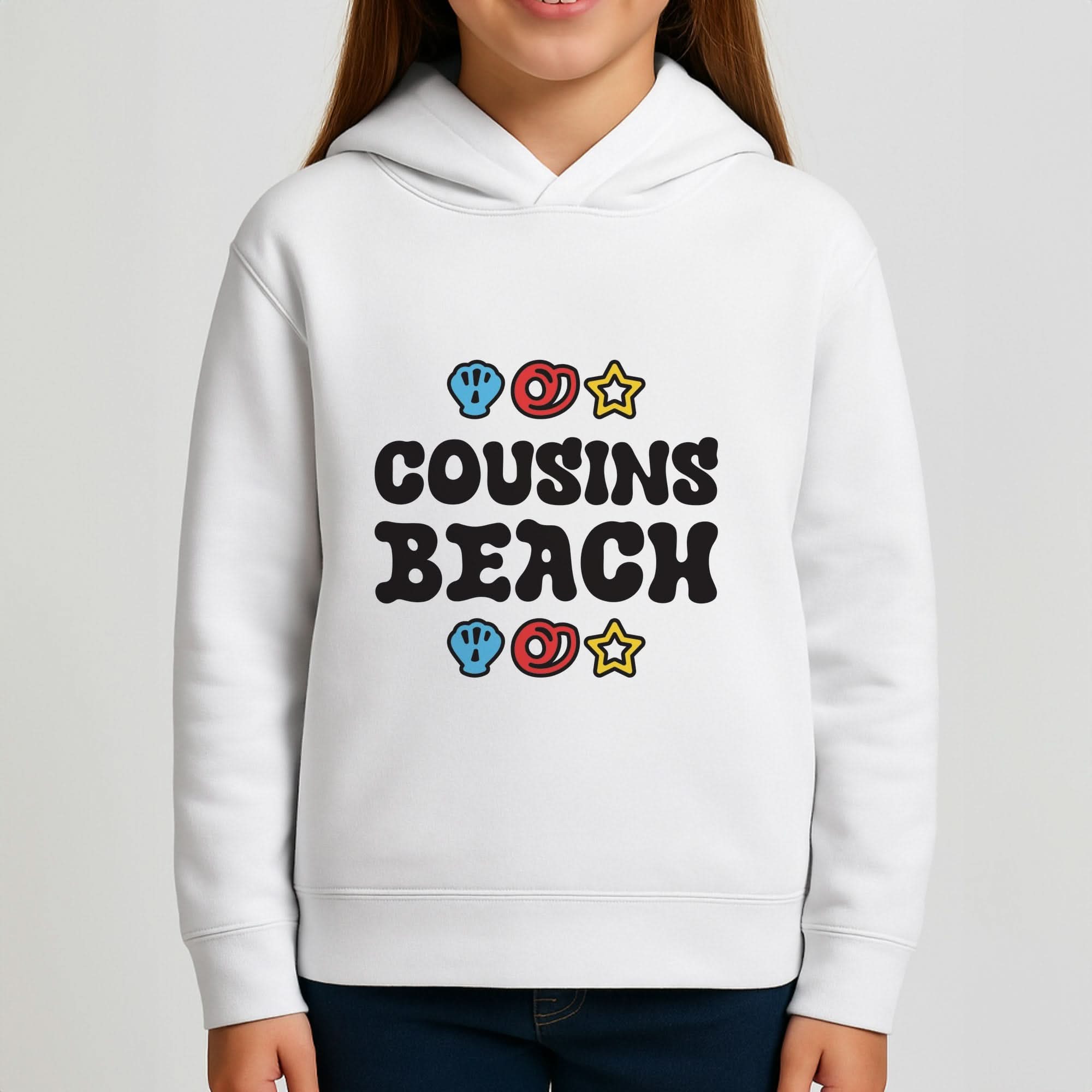 Cartoon Cousins Beach Girls Hoodie