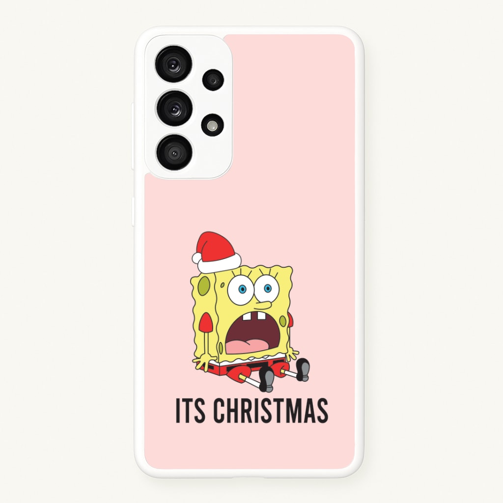 It's Christmas Cartoon Sponge Galaxy A53 Case