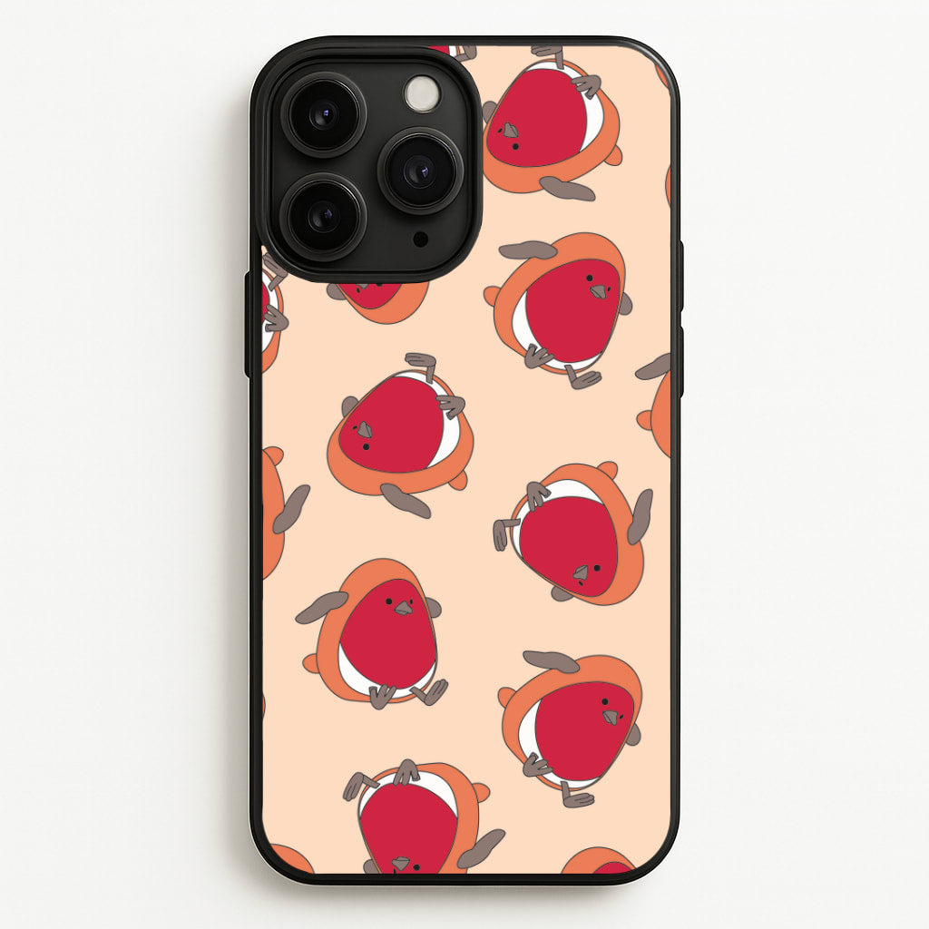 Christmas Robin Plush Pattern iPhone 11 Pro Case
