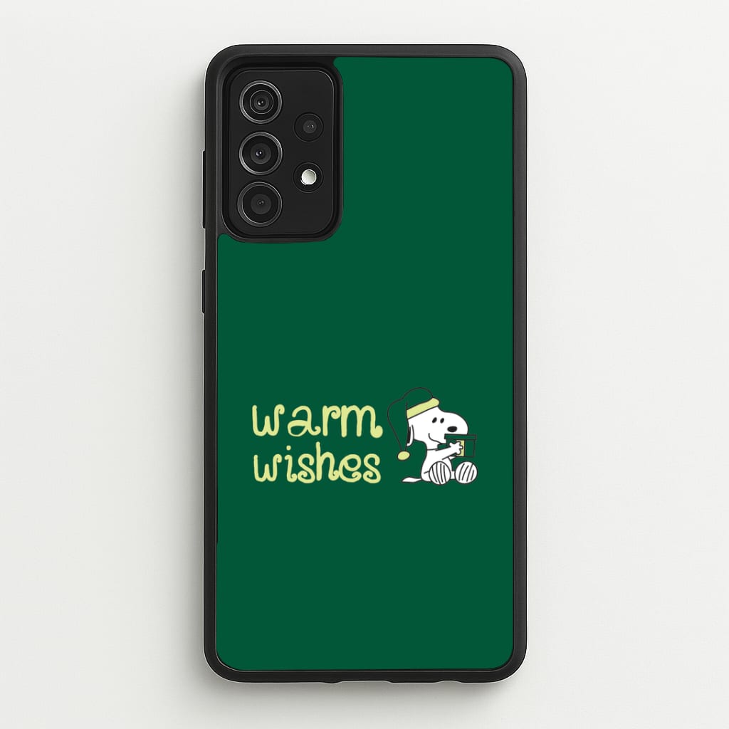 Cartoon Beagle Warm Wishes Galaxy A52 / A52s Case
