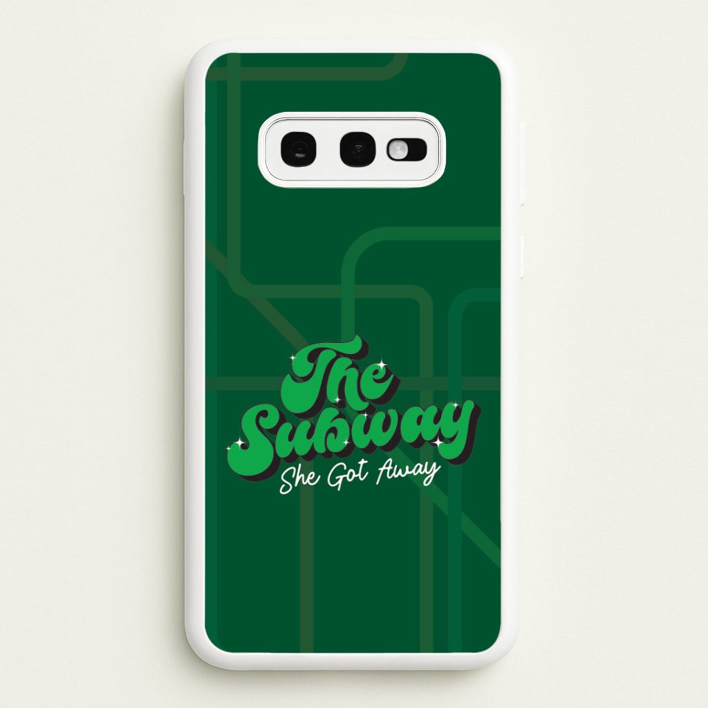 Subway Green Galaxy S10e Case