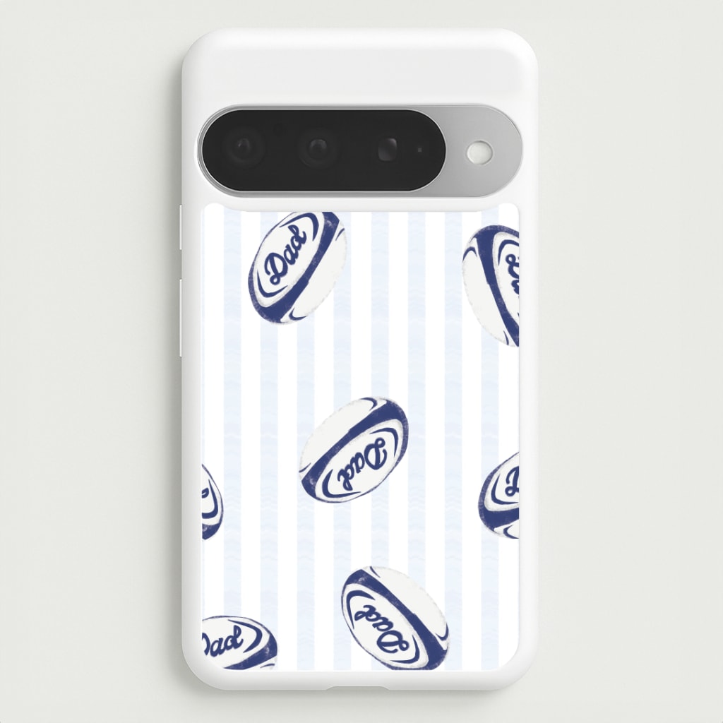 Dad Rugby Ball Pattern Google Pixel 10 Pro XL Case