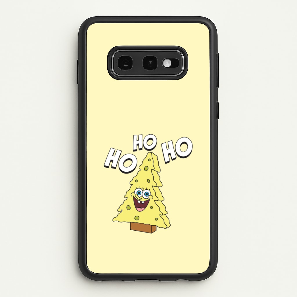 Christmas Tree Cartoon Sponge Galaxy S10e Case