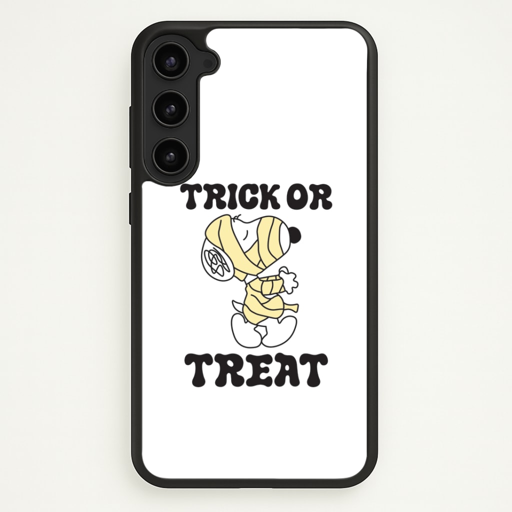 Trick Or Treat Cartoon Beagle Galaxy S23 Plus Case