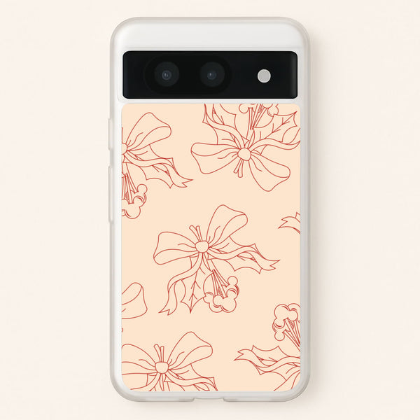 Cartoon Mouse Holly Pattern Google Pixel 8a Case