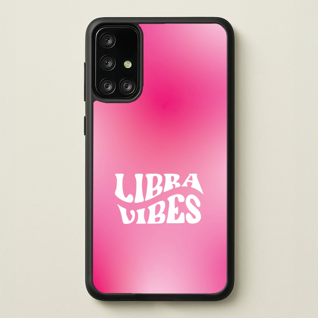 Libra Vibes Gradient Zodiac Galaxy A71 Case
