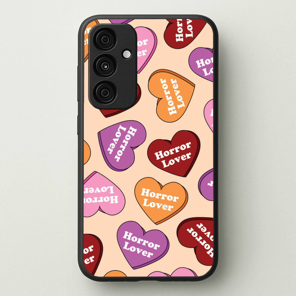 Horror Lover Hearts Pattern Galaxy A15 Case