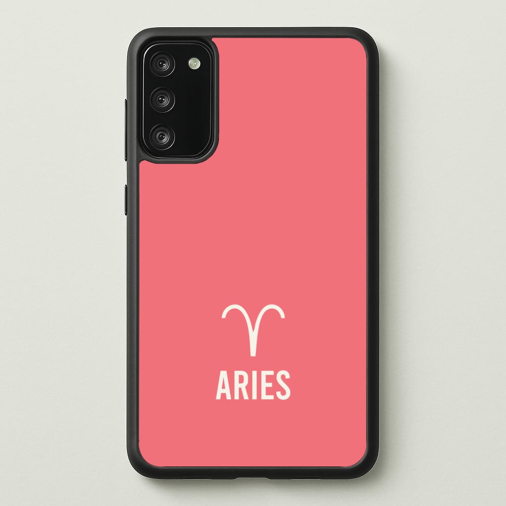 Aries Pastel Zodiac Galaxy S20FE Case