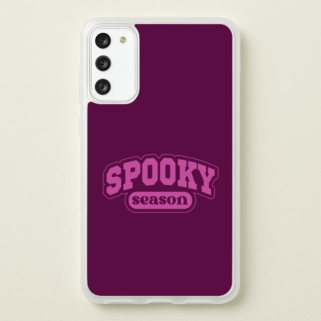 Spooky Season Varsity Galaxy A41 Case
