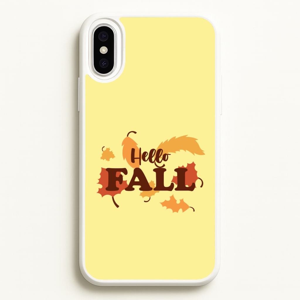 Hello Fall iPhone XS Max Case