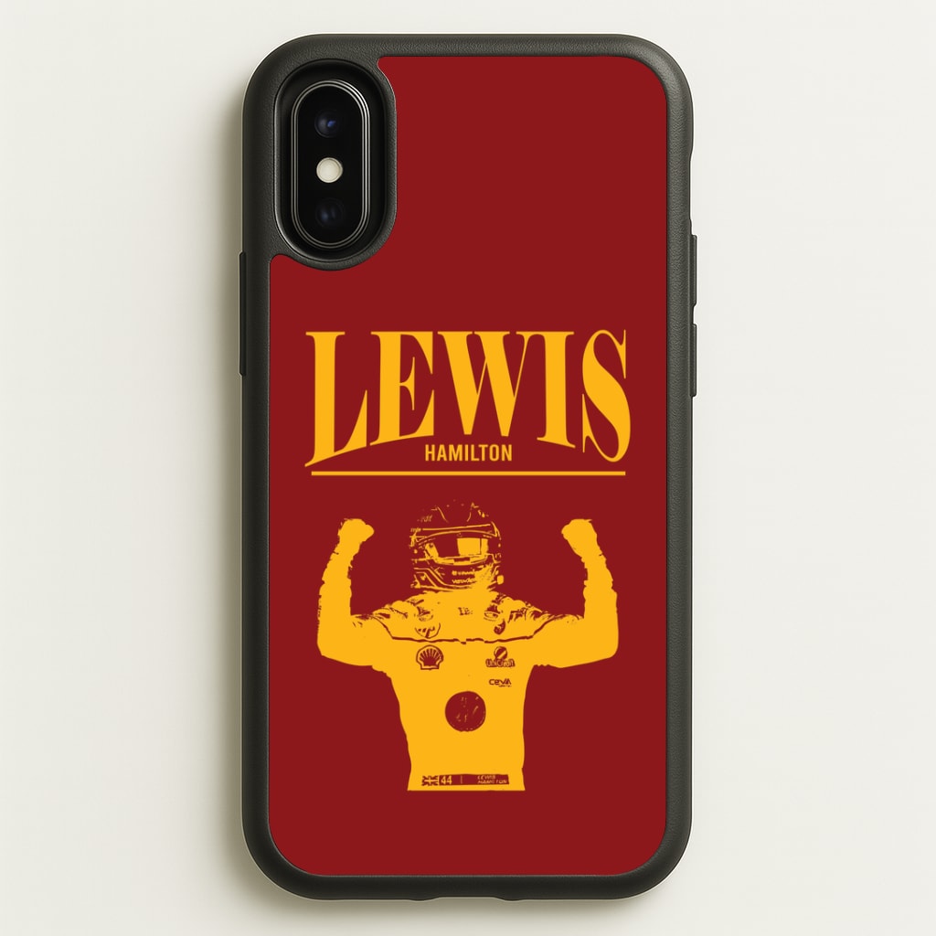 Lewis Red And Gold iPhone X / XS Case