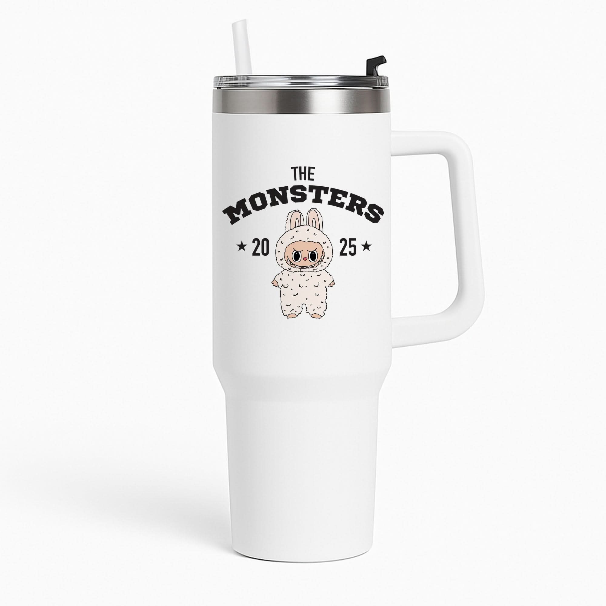 Cute Monster 2025 Pink Tumbler