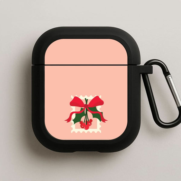 Cartoon Mouse Holly Black AirPods Case