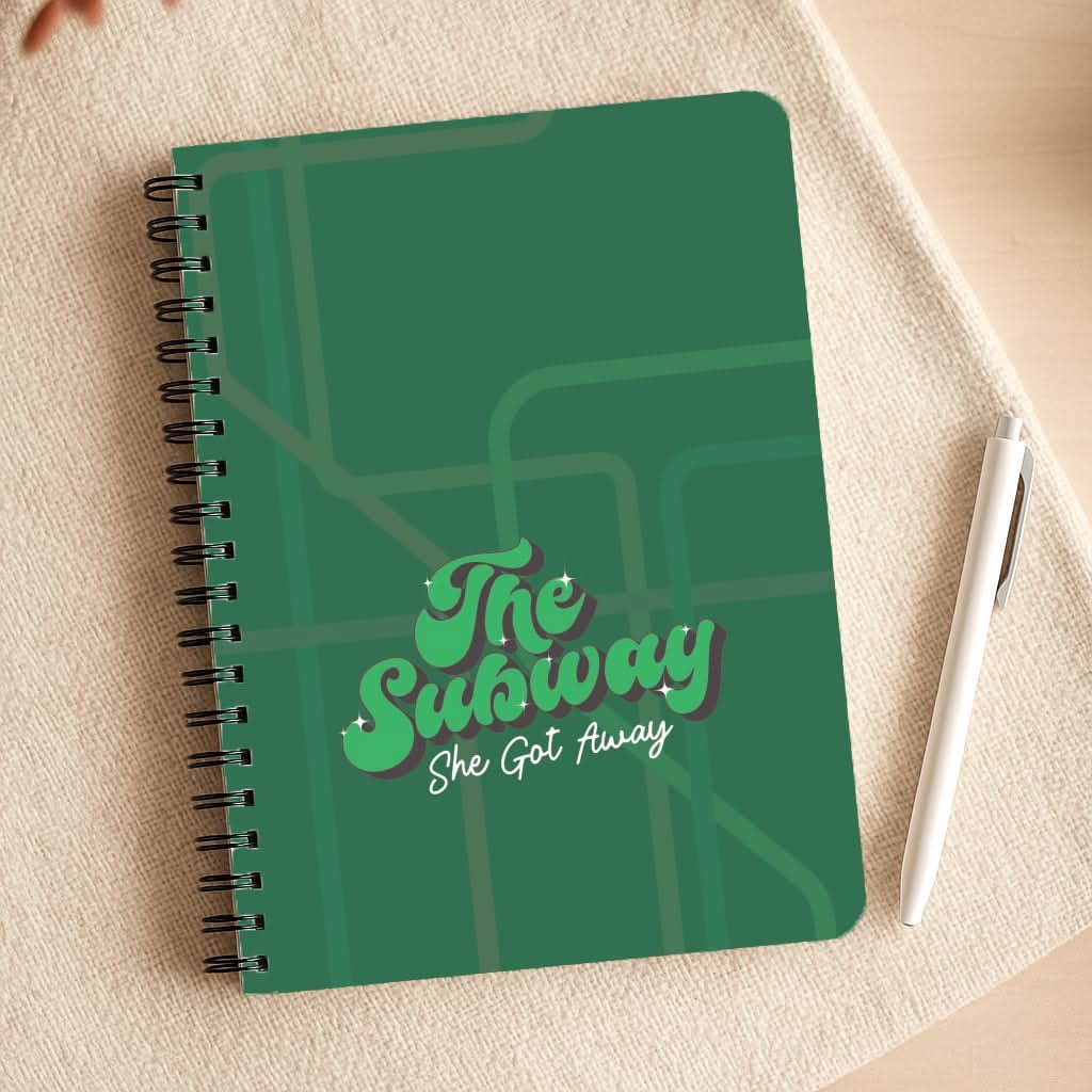 Subway Green Notepad