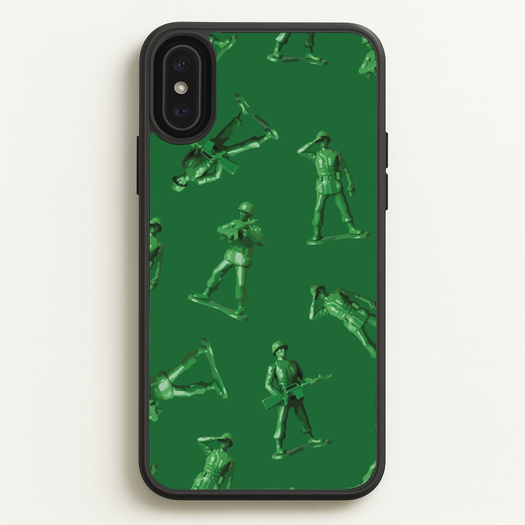 Toy Army Soldier Pattern iPhone XS Max Case