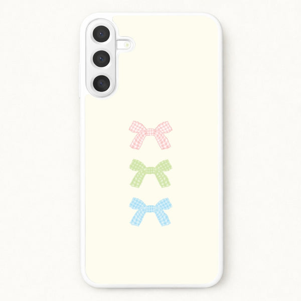 Gingham Tiered Ties Galaxy A17 Case